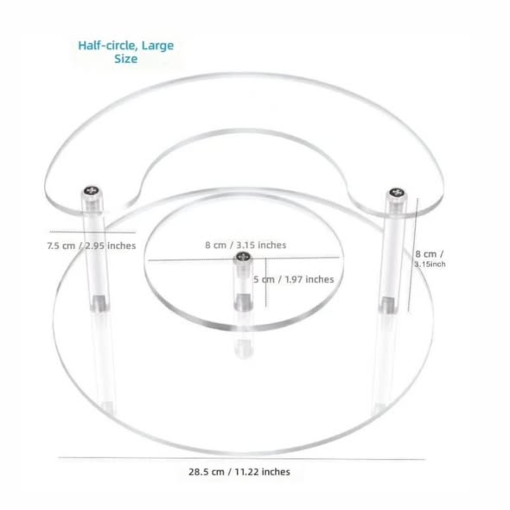 Acrylic Round Perfume Display