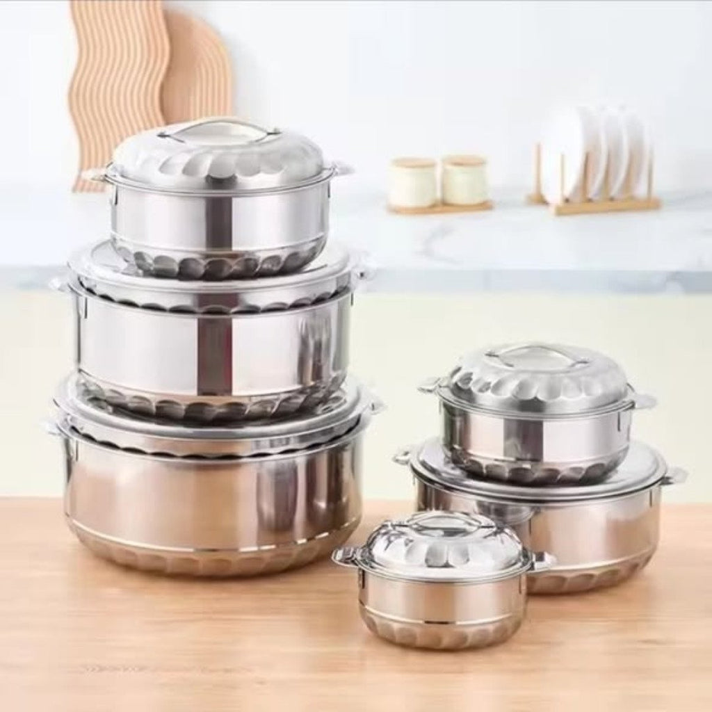 6pc Stainless Steel Hotpots