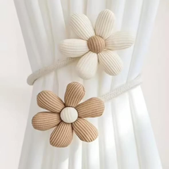 Daisy Flower Curtain Tie back