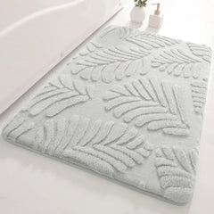 Memory sponge modern bath rugs