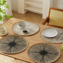 6Pcs Round Placemats