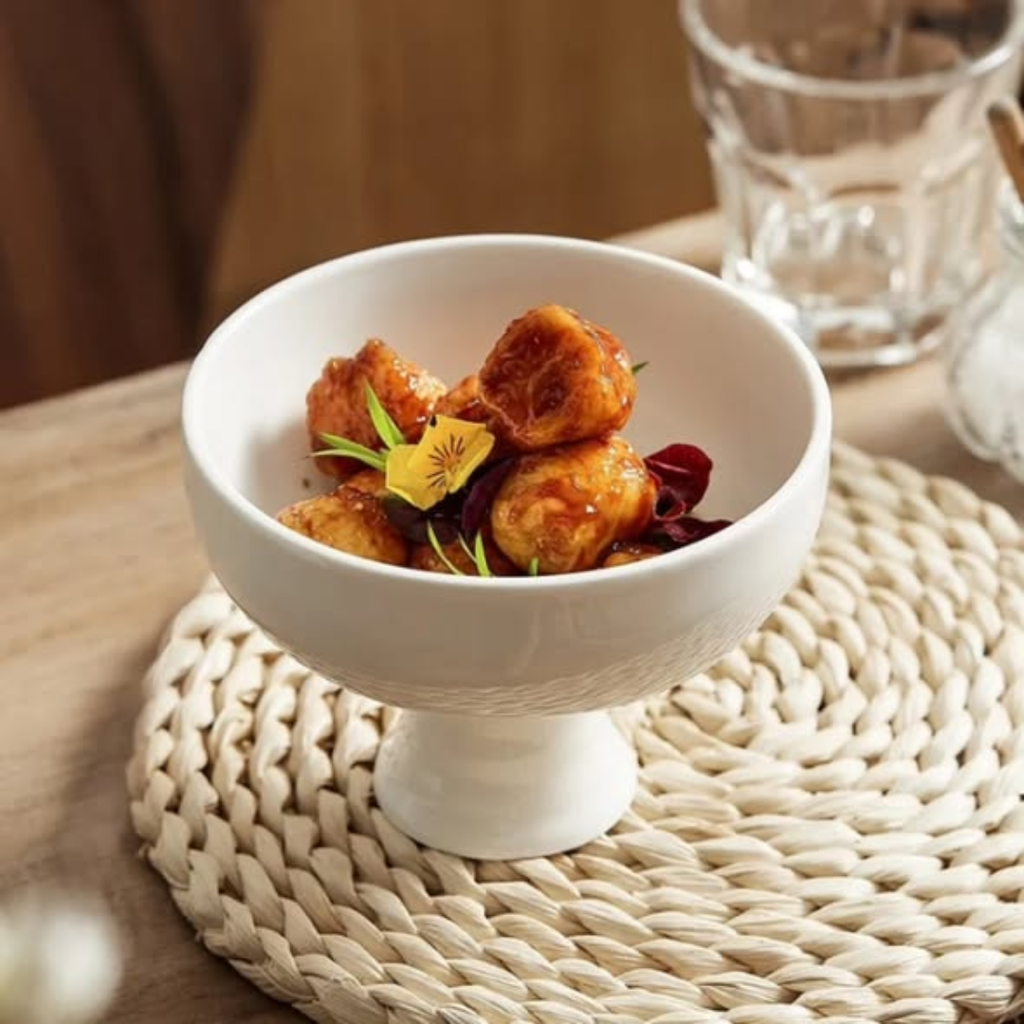 Ceramic Bowl with Stand