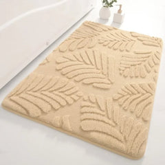 Memory sponge modern bath rugs