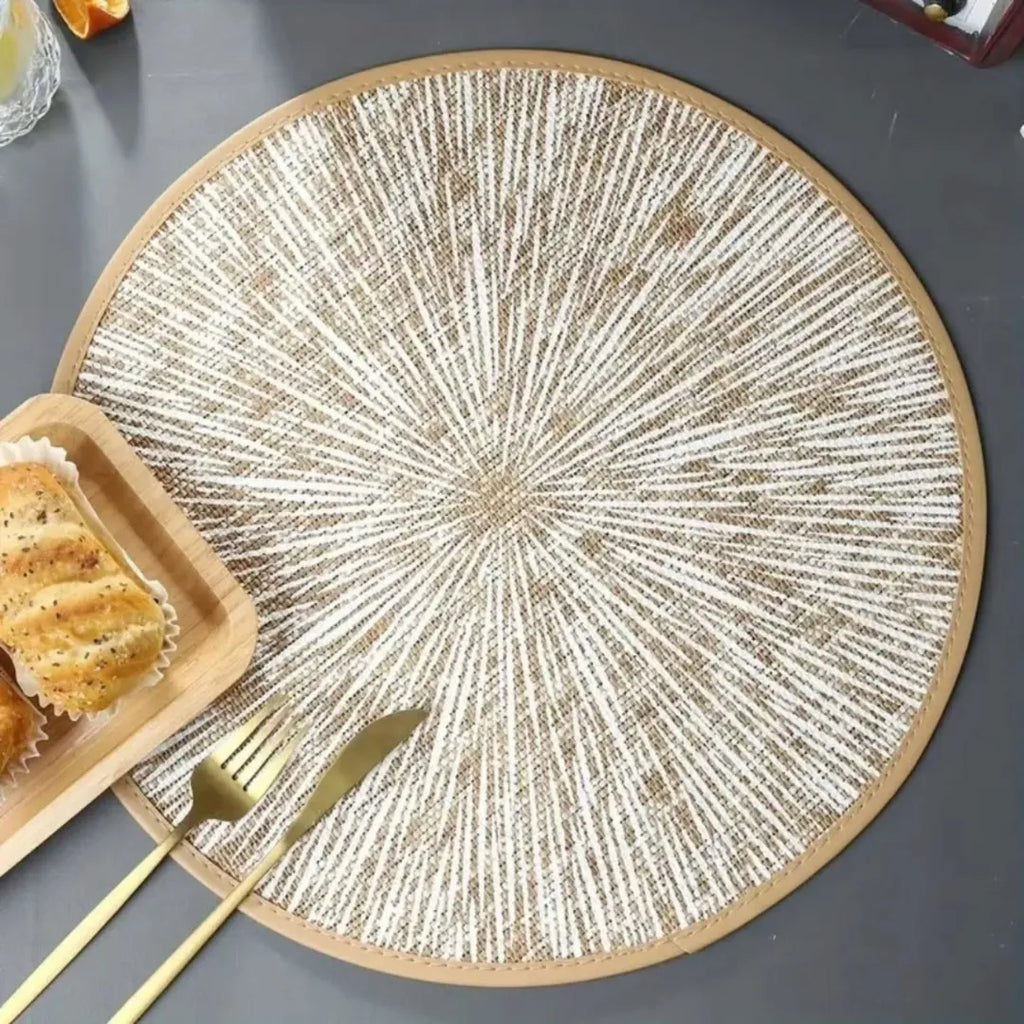 6Pcs Round Placemats