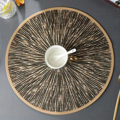6Pcs Round Placemats