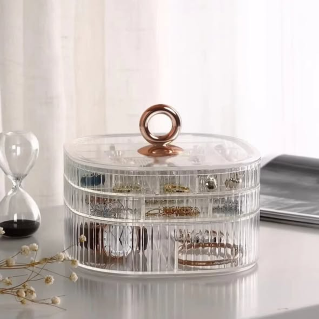 Multi Layer Acrylic Jewelry Organizer
