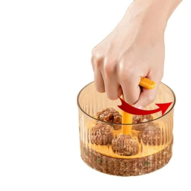 Translucent meat ball maker