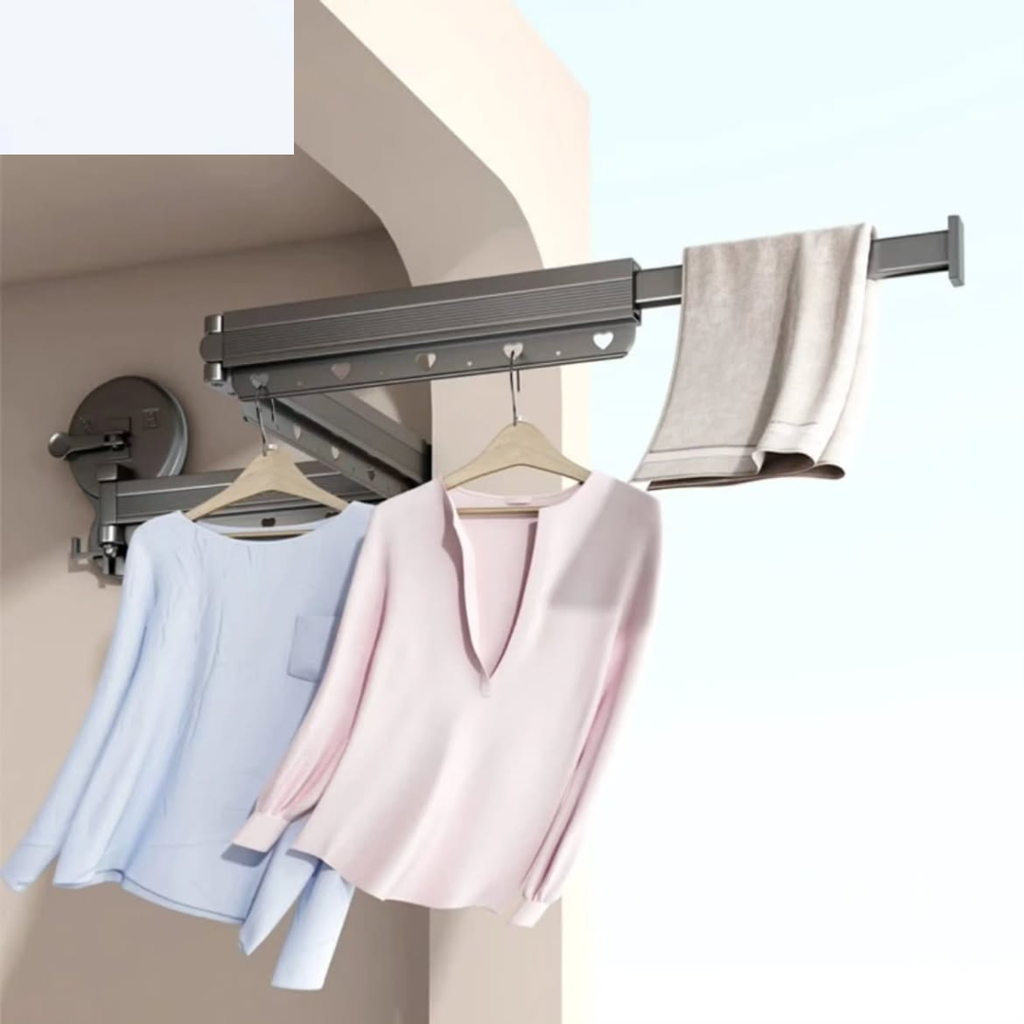 Retractable Clothes Drying Rack