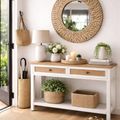 Decorative Water Hyacinth Mirror