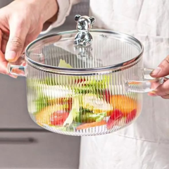 Borosilicate Glass Pot