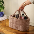 Oval Woolen Partitioned Organiser