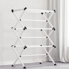 Three-Layer Retractable Clothes Drying Rack