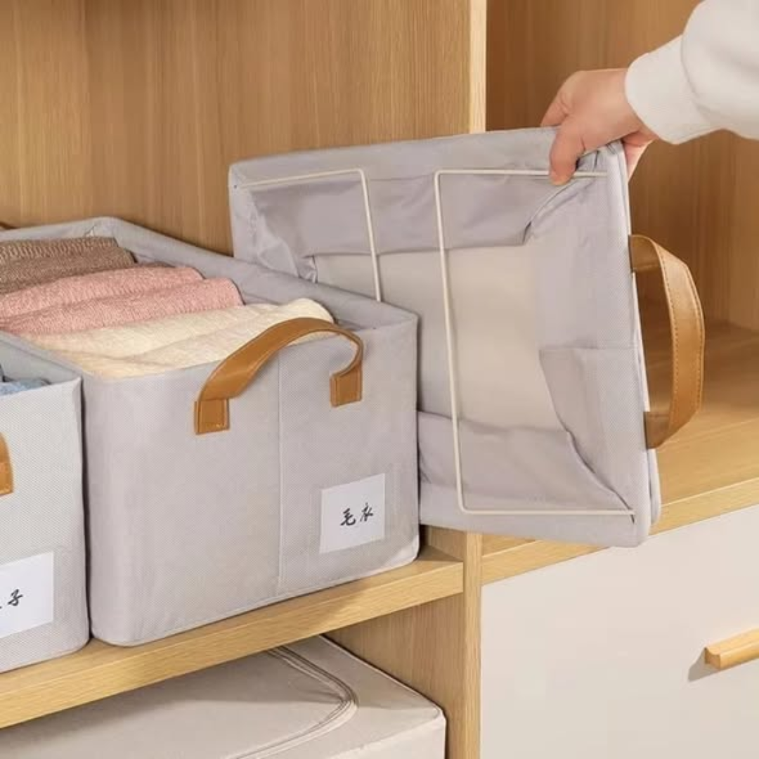Collapsible Fabric Organizer/ Storage basket