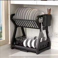 Double Sink Bowl Drain Rack