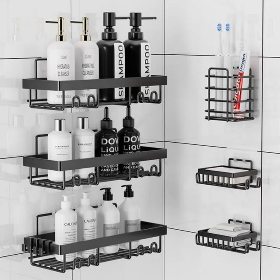 6-Piece Shower Caddy Set