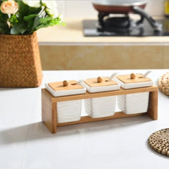 3pcs Ceramic Canister Set