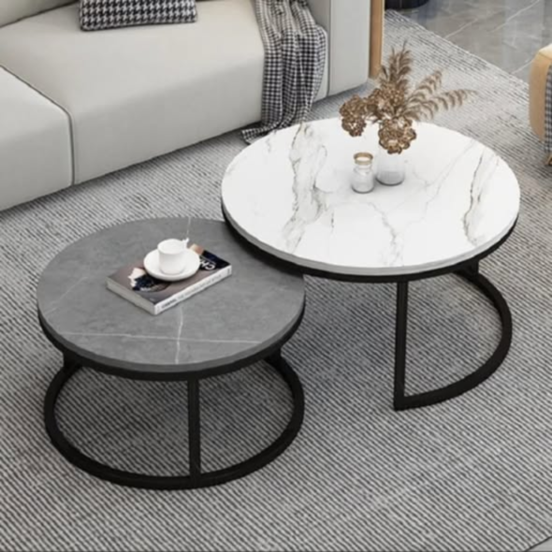 Pure Marble Nesting Table