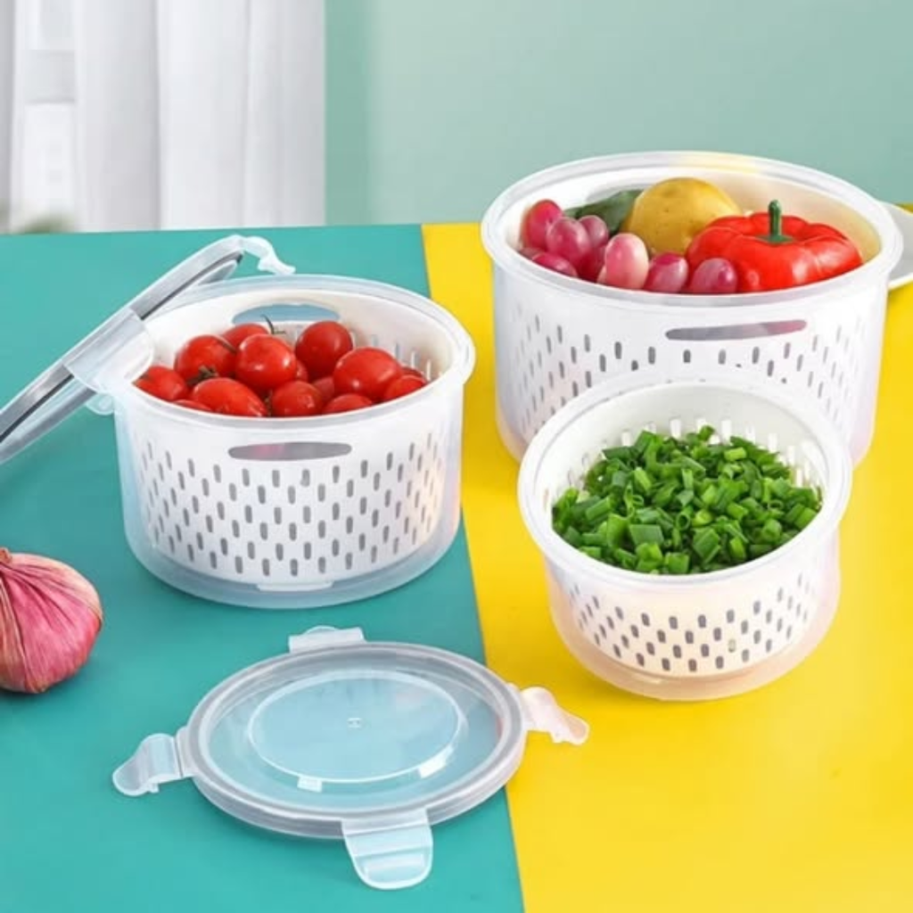 Kitchen Freezer Stackable fridge organizer