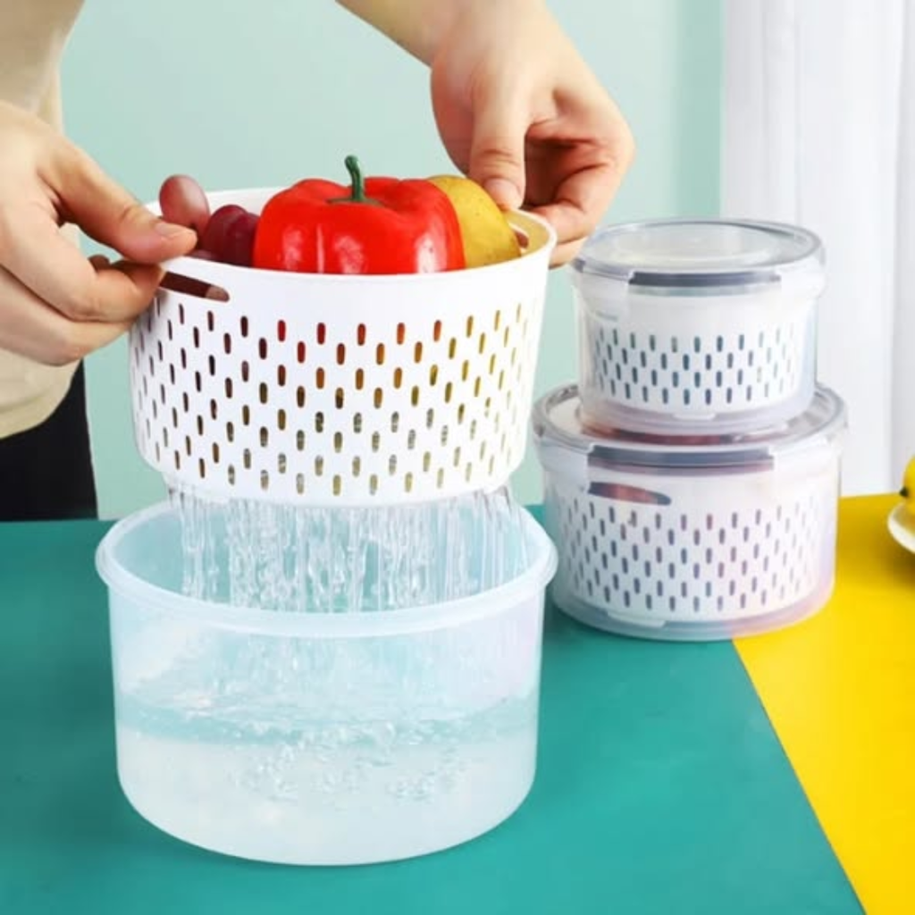 Kitchen Freezer Stackable fridge organizer