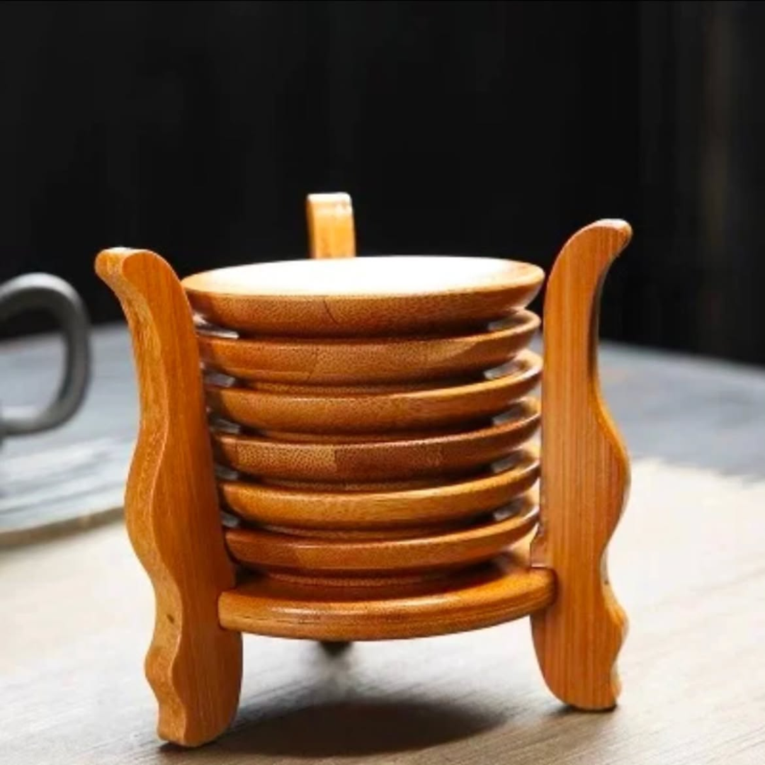 Bamboo Coasters Set