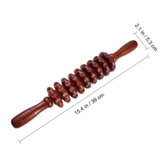 9 Wheel Massage Wood Therapy Massage Tool