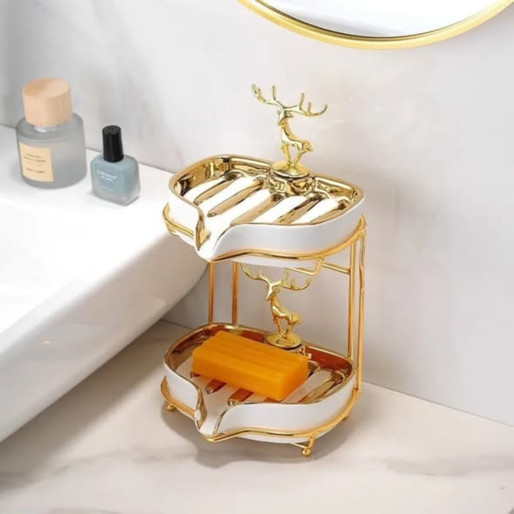 Double Ceramic Soap Holder