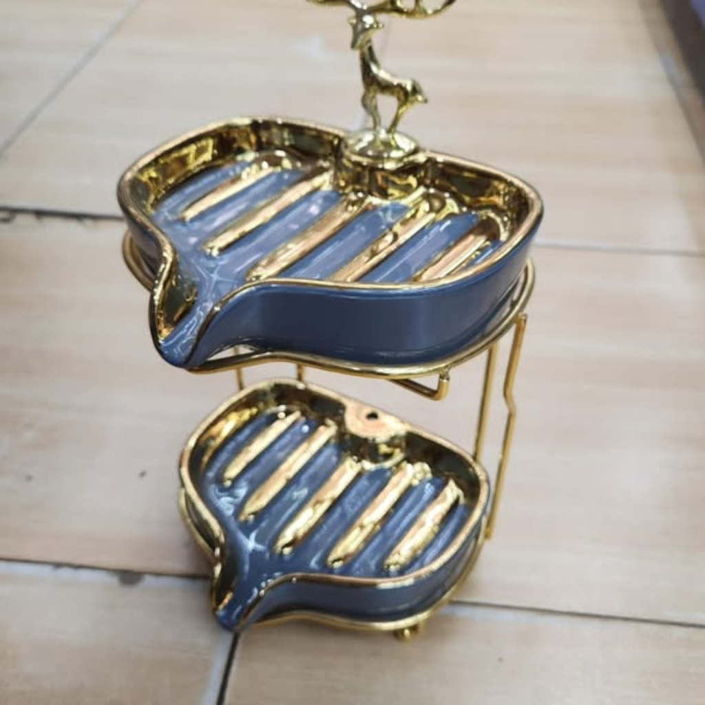 Double Ceramic Soap Holder