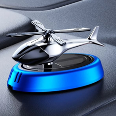 Solar power car freshener helicopter