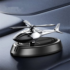 Solar power car freshener helicopter