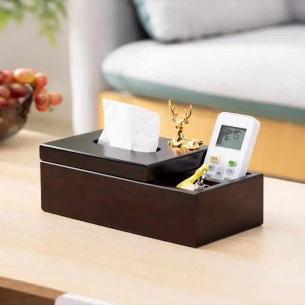 Wooden Tissue Box Holder