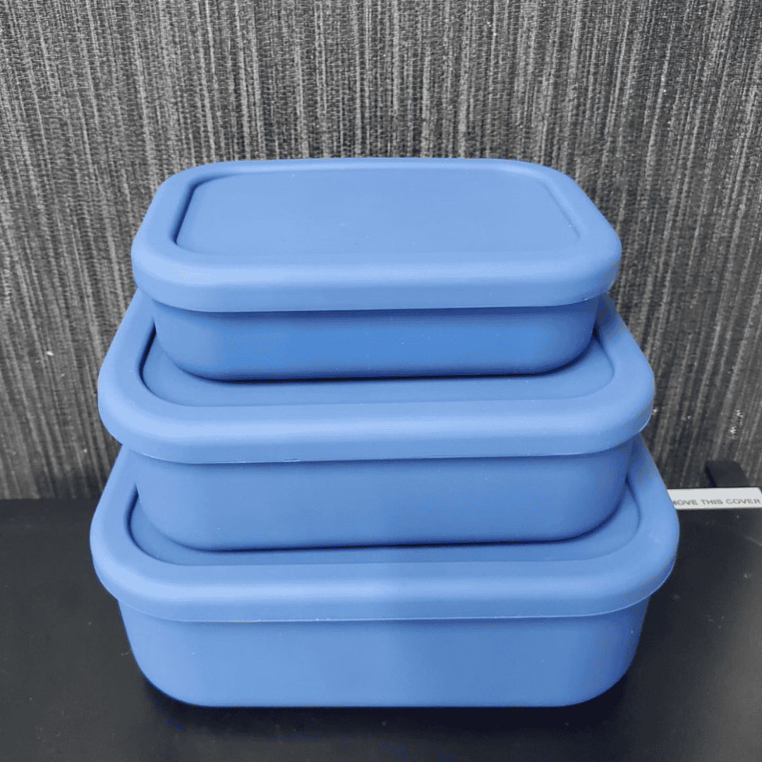 Leak-Proof and Food-Grade Silicone Lunch Box Set