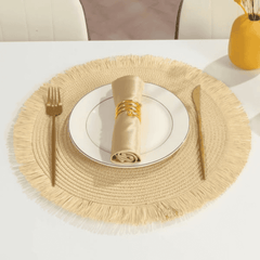 6pcs Set Woven Table Placemats