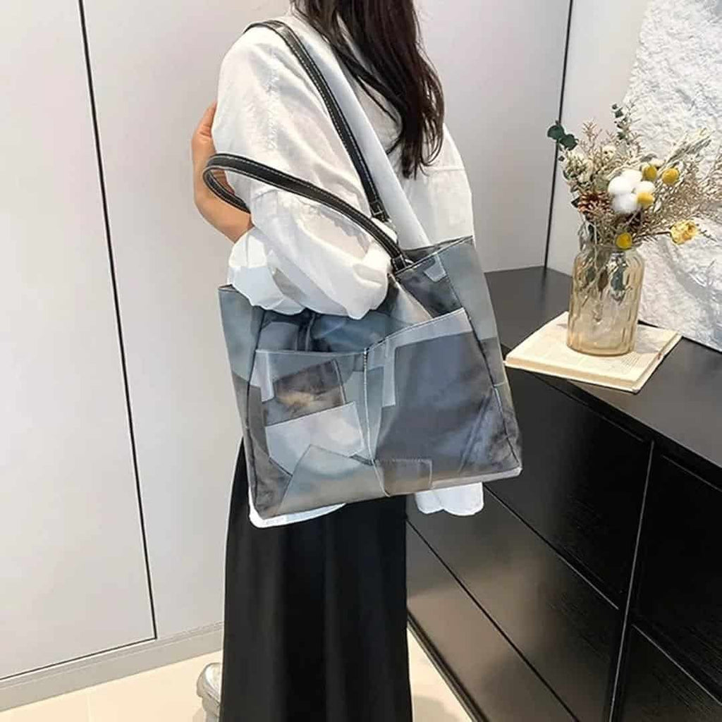 Geometry Pattern Solid Colour Underarm Shoulder Bags