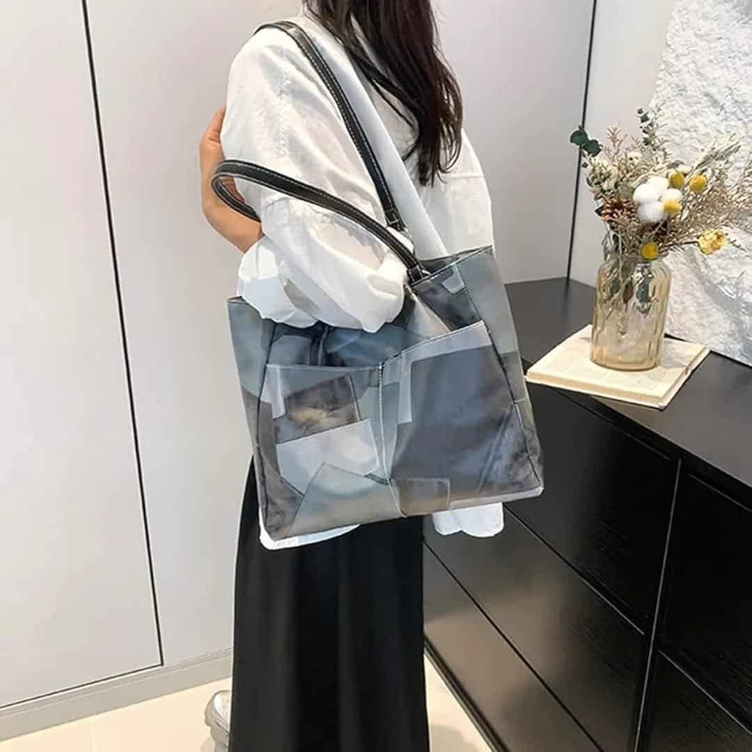 Geometry Pattern Solid Colour Underarm Shoulder Bags