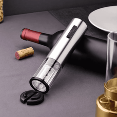 Electric Wine Bottle Opener with Foil Cutter