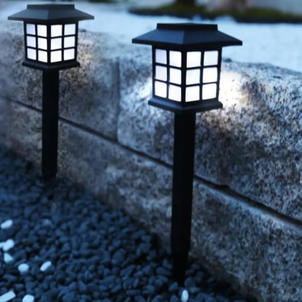 6Pcs Waterproof Decorative Lawn Lamp