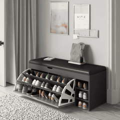 Bucket Flip Shoe Cabinet with Seat Changing Stool Bench