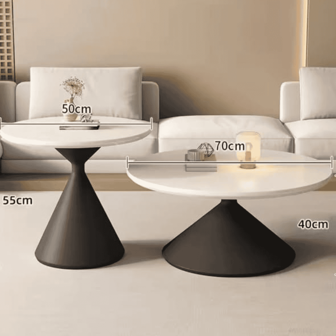 2-in-1 Nesting Table/Stools Set