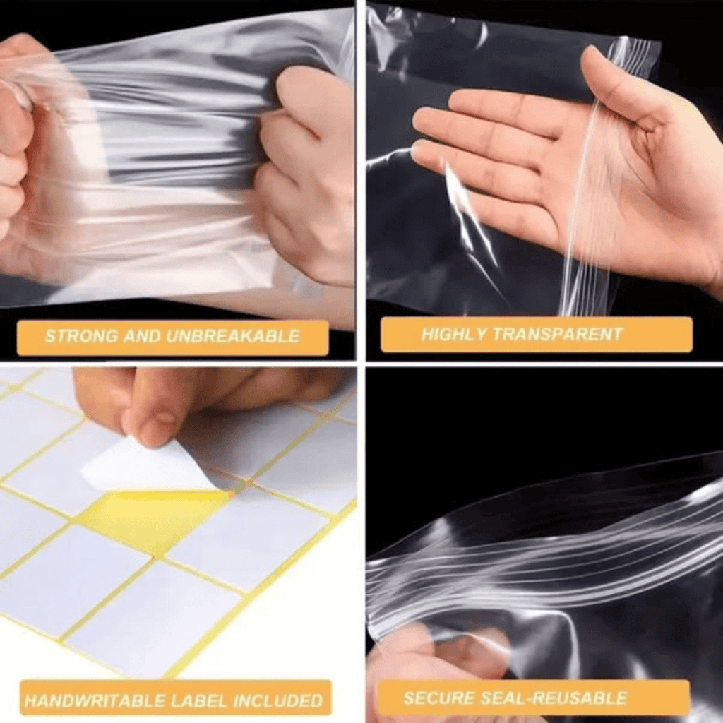 Extra Heavy Duty No Tear Freezer Bags 25pcs Set