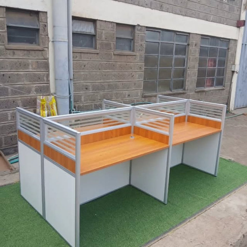 4 Way Office Workstation Desk