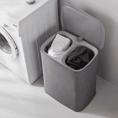 50L Partitioned Laundry Basket