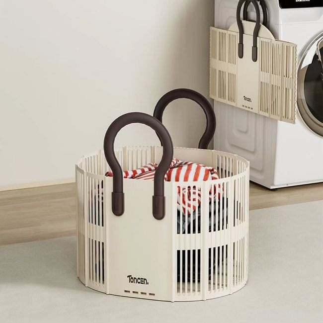 Foldable Laundry and Toy Storage Basket (49 x 30 cm)