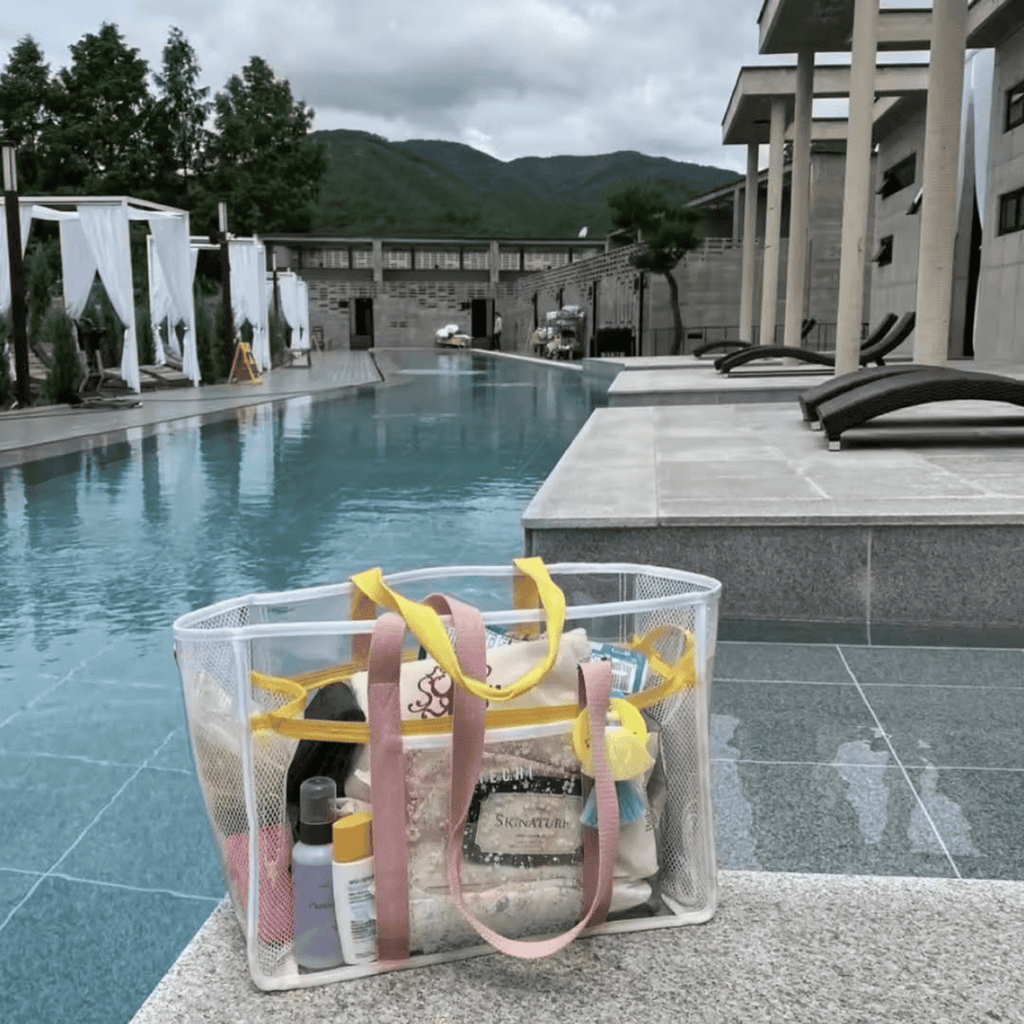 Tote Beach / Swimming Bag with Zip
