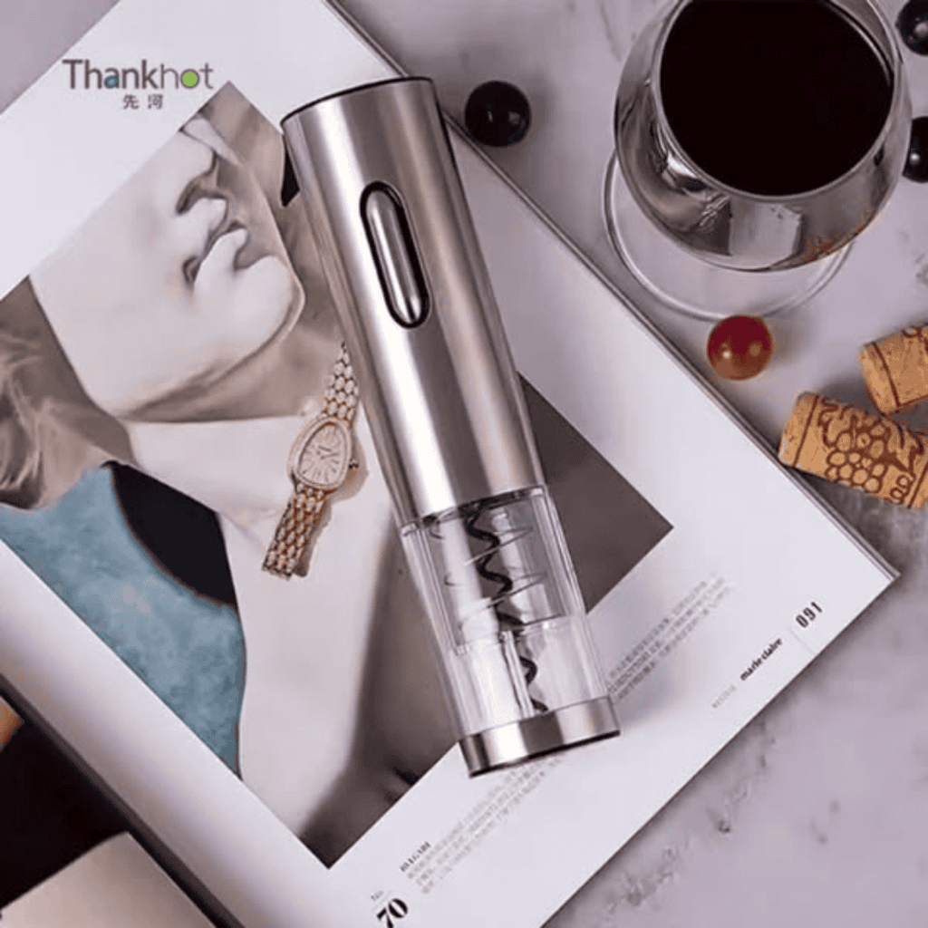 Electric Wine Bottle Opener with Foil Cutter