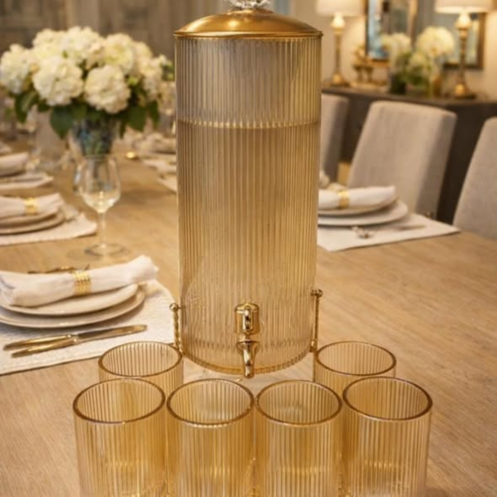 Glass Juice Dispenser