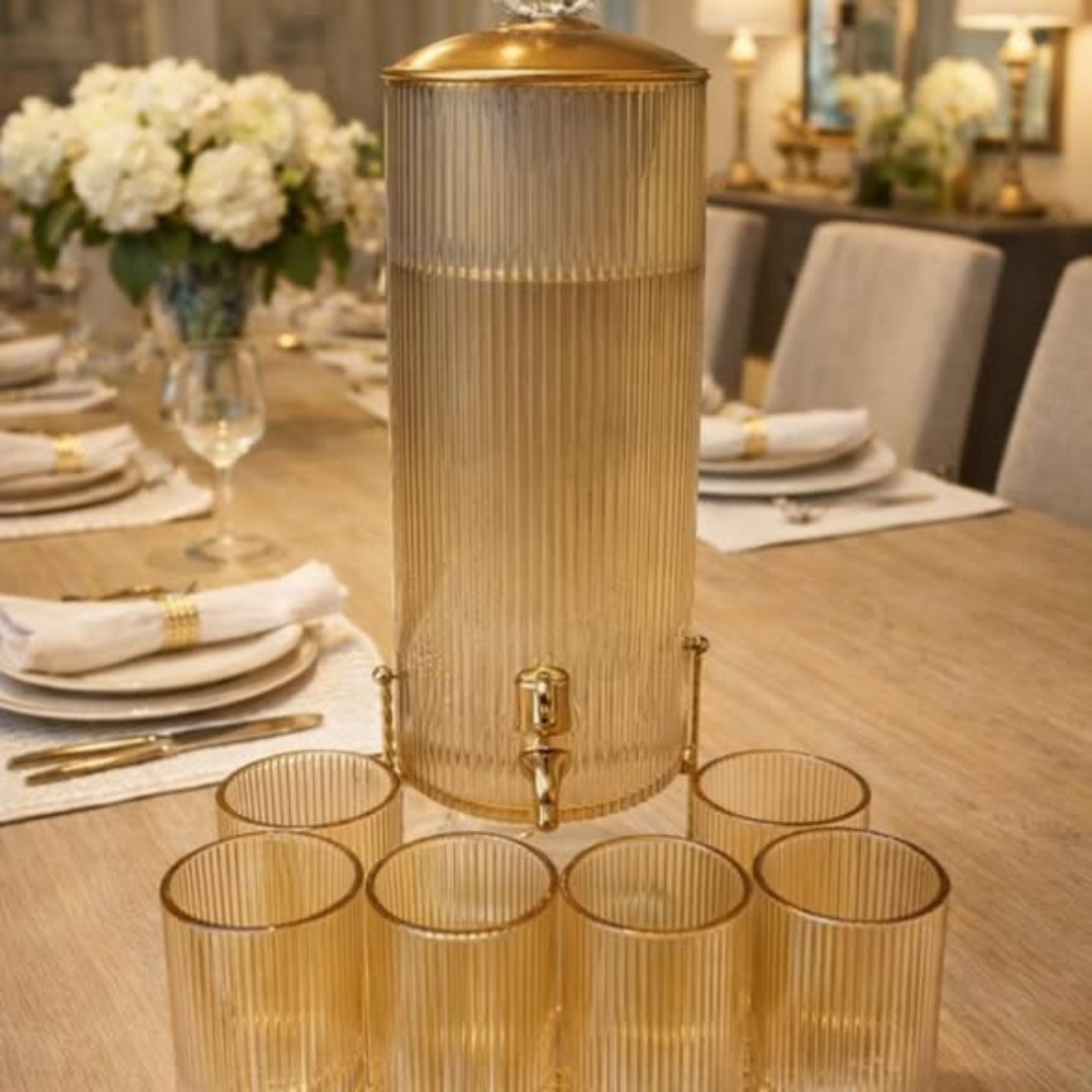 Glass Juice Dispenser