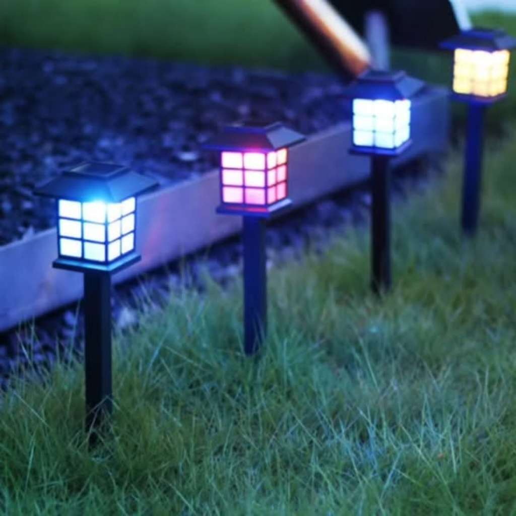 6Pcs Waterproof Decorative Lawn Lamp