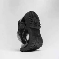 Boys Black Oxford Leather School Shoes