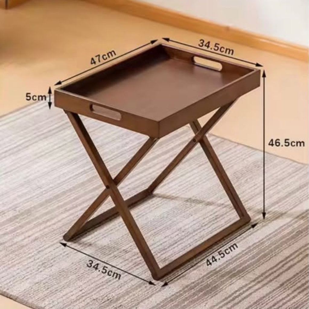 Foldable Wooden Side Table