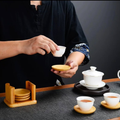Bamboo Coaster Set